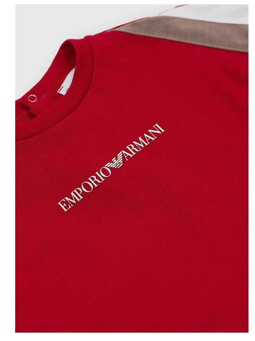 T-shirt, bambino, logata. EMPORIO ARMANI | 3RHTJA 1JWZZF331